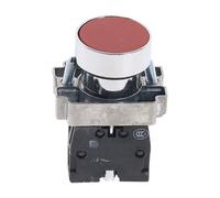 5Pcs 22mm Red Momentary Push Button Switch XB2-BA42 1NC