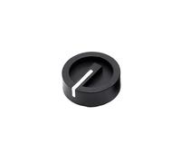 5pcs 24.5X11MM knob 6mm Shaft Hole Dia Threaded Knurled Potentiometer Knobs Caps NWPNLXEA
