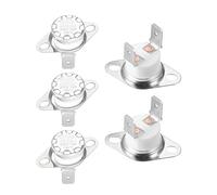 5Pcs 250V 10A 130°C-250°C KSD301 Thermostat Switch Normally Closed N.C Adjust Snap Disc Temperature Control Switch for Microwave IDGTTLDF(130 Degree)
