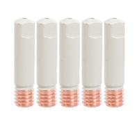 5pcs 25mm Conductives Nozzles with Special Coating for Improved Wear Resistance in Safe Welding Better Heat Dissipation Fit Welding Nozzle