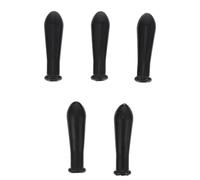 5pcs 2ml Dropper Silicone Caps for Graduated Cylinders and Pipettes | Black Silicone and Glass Parts, Leak Prevention and Waterproof Use, for Chemistry Experiments with Students Random Color