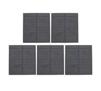 5Pcs 2W Mini Solar Panel High Efficiency Monocrystalline DIY Small Solar Panel Module for Solar Light Science Project School Experiments Outdoor Activities
