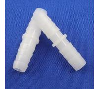 5pcs 3-14mm Food Grade Barbed PE Connectors Aquarium Fish Tank Air Pump Hose Joint Soft Water Pipe Equal Coupling Connector(4mm PP,100pcs)