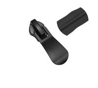 5Pcs 3# 5# 8# Zipper Puller Slider for Metal Nylon Resin Zippers Bag Clothes Auto Lock Zip Head Sewing Supplies Accessories(Black15-No8-ForNylon)