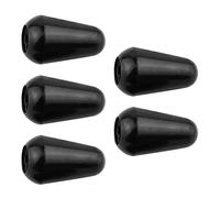 5Pcs 3/5 Way Toggle Tip Knobs Switch Tips Guitar Pickup Selector Switch Cap Electric Guitar Replacement Parts Plastic Guitar Switch Tip Metal Screw On