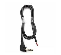 5PCS 3.5mm Jack DIY Earphone Audio Cable Replacement Cable Compatible With Headphone Single Crystal Copper Wire Earphone Repair Wire Cable(50cm Elbow)