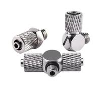 5Pcs 3-6mm M3-M6 Brass Pneumatic Fitting(PL,3MM-M3_Size)