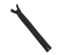 5pcs 3#Nylon Silk Invisible Zipper Dress Throw Pillow Closed Tail Pull Chain Multi-Color(Black-5pcs,30CM_3#)