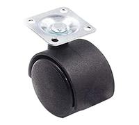 5pcs 3" Universal Mute Office Chair Caster Wheels Replacement Casters Soft Safe Roller Furniture Wheel Hardware Castors Casters(B,Samll)