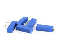 5PCS 3006P Potentiometer Precision Fixed Trimpot 100R/200R/500R/1K/2K/5K/10K/20K/50K/100K/200K/500K/1M Resistors Potentiometers Electromechanical components (Size : 100 Ohm)