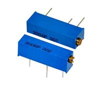 5PCS 3006P Precision Multi-turn Adjustable Potentiometer 100 200 500 1K 2K 5K 10K 20K 50K 100K 200K 500K 100R 200R 500R Ohm 3006 IDGTTLDF(10K Ohm)