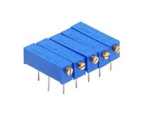 5PCS 3006P Precision Multi-turn Adjustable Potentiometer 1K 2K 5K 10K 20K 50K 100K 200K 500K 100R 200R 500R 100 200 500 ohm(500 Ohm)