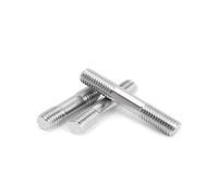 5Pcs 304 Stainless Steel Double End Thread Rod Headless Stud Bolts Screw Tooth Stick Dual Head Threaded Bar(20mm,M8 (5Pcs))