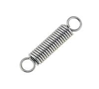 5PCS 304 Stainless Steel Dual Hook Small Tension Spring Hardware Accessories Wire Dia 1.2mm Outer 8 10 12mm Length 40-100mm(40mm,8mm)