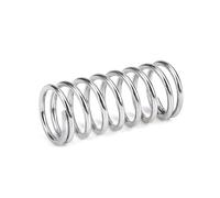 5Pcs 304 Stainless Steel Small Compression Spring, OD 12mm, Wire Diameter 1.6mm, Replacement Parts,Silver Tone,12x1.6x100mm