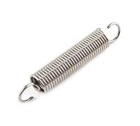 5pcs 304 Stainless Steel Tension Spring Wire Diameter 0.8/1/1.2mm Outer Diameter 6-12mm Double Hook Extension Spring, 1x10x75mm