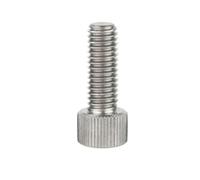 5pcs 304 Stainless Steel Thumb Screws M2 .5 M3 M4 Flat Round Head Knurled Manual Adjustment Bolts(16mm,M4 (5Pcs))