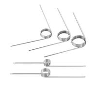 5pcs 304 Stainless Steel Torsion Spring, 1.2mm Wire Diameter, V-Shaped Return Springs, Outer Diameter 6-12mm for Furniture or Machinery