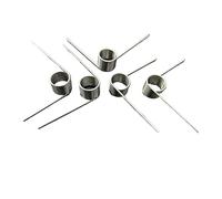 5pcs 304 Stainless Steel V-shaped Reset Torsion Spring Length:3 Turns Outer Diameter: 5mm-12mm Wire 1.0mm 60° 90° 120° 180°(9mm,1.0mm(180 Angle))
