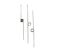 5PCS 304SUS Left V-shaped Torsion Spring Length: 4lap Wire Diameter 1.2mm 0°/45°/60°/90°/120°/180°/270° Outer Diameter: 8mm-18mm(4Lap(Left )/18mm,1.2mm(180°))