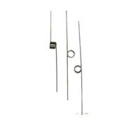 5PCS 304SUS V-shaped Left Torsion Spring Wire Diameter 1.5mm 0°/45°/60°/90°/120°/180°/270° Length: 4lap Outer Diameter: 10mm-18mm(4Lap(Left)/14mm,1.5mm(0°))