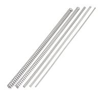 5PCS 305mm Y-shaped Compression Spring Long Pressure Spring Wire Dia 0.7/0.8/1/1.2mm 304 Stainless Steel Can Be Customized(1x6x305mm)