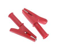 5PCS 30A 1000V Plastic Opening 10MM Round Handle Crocodile Test Adapter Clip Probe Pen 4mm Plug Insulated