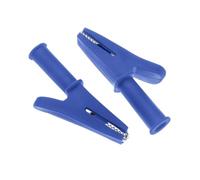 5PCS 30A 1000V Plastic Opening 10MM Round Handle Crocodile Test Adapter Clip Probe Pen 4mm Plug Insulated