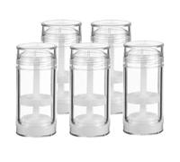 5pcs 30ml Pp Rotating Bottom Refillable Deodorant Containers