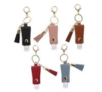5pcs 30ml Refillable Travel Perfume Holder Bottle with Keychain