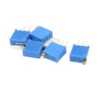 5Pcs 3296W-101 Control electrical 100 Ohm Resistor Trim Pot Potentiometer Trimmer Blue Specialised accessories