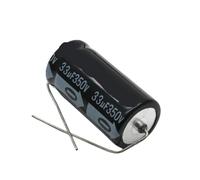 5PCS 350V 33UF 33UF 350V horizontal axial tube audio electrolytic capacitor 16X30