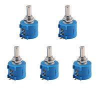 5PCS 3590S Precision Multiturn Potentiometer 10-Turn Adjustable Resistor 100/200/500/1K/2K/5K/10K/20K/50K/100K Ohm 3590S-2-103L Electromechanical components (Size : 200 Ohm)