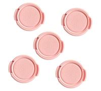 5pcs 37mm Camera Lens Cover With Push Borders For Quick Attachment And Removal Simple Design Lightweight Scratch Proof Lens Cover