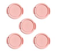 5pcs 37mm Camera Lens Cover With Push Borders For Quick Attachment And Removal Simple Design Lightweight Scratch Proof Dustproof Camera Lens Cover