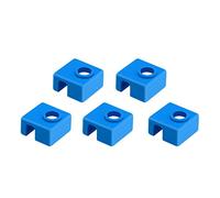 5Pcs 3D Printer MK8 Protective Silicone Sock Cover for Case for 3 Heater Block of CR10, 10S, MK7 / MK8 / M Extruder Cover