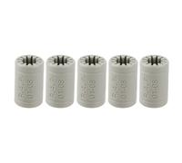 5Pcs 3D Printer Plastic Bearing, Solid Polymer Linear Bushing RJ4JP - 01-08 for 10-30mm Shaft, Easy - Install Replacement for 3D Printer Accessories