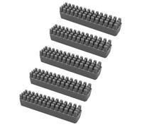 5Pcs 3D Printer Silicone Wiper Accessories Nozzle Brush Hotbed Mounted Cleaning Tool Replacement for 3D Printer Automatic Nozzle Wiper