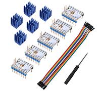 5PCS 3D Printer TMC2209 V3.0 Stepper Motor Driver, TMC2209 Stepper Driver Module with Heat Sink Mute Drive 256 Microsteps for 3D Printer Controller Boards SKR V1.3 MKS GEN L Ramps 1.4/1.5/1.6