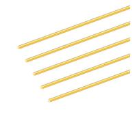 5PCS 3mm Brass Rod,iMeistek 200mm Length Brass Solid Round Rod for Handle Pins RC Models DIY Crafts