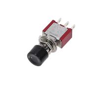 5Pcs 3Pin C-NO-NC 6mm Momentary Automatic Push Button Switch ON-(ON) 2A 250VAC/5A 120VAC Toggle Switches IDGTTLDF(2P)
