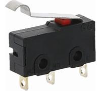 5Pcs 3Pin Mini Micro Limit Switch Long Lever Arm Subminiature SPDT Snap Action (Size : 5Pcs)(5Pcs)