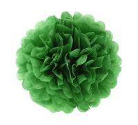 5pcs 4 6 8 10 12 Inch Tissue Paper Pom Pom Poms Wedding Party Paper Pompom Flower for Wedding Decoration Pompoms Birthday Baby-dark green-10 inch 25cm