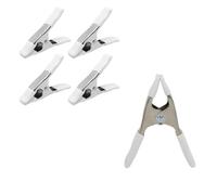 5pcs 4/6 Inch A-Shape Spring Clip with Protective Tips Backdrop Clamps Clothing Clips Seamstress Mannequin(4 Inch-5 Pcs)