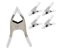 5pcs 4/6 Inch A-Shape Spring Clip with Protective Tips Backdrop Clamps Clothing Clips Seamstress Mannequin(6 Inch-5 Pcs)