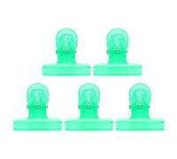 5pcs 4 Colors C Curve Nail Extension Multifunctional Clips in Nail Art Accessories Clip in the Shape of a Matching and Matching Tool (Green)