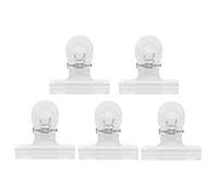 5pcs 4 Colors C Curve Nail Extension Multifunctional Clips in Nail Art Accessories Clip in the Shape of a Matching and Matching Tool (Transparent)