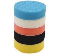 5Pcs 4 Inch Polishing Pads Buffing Sponge Pads Kit for Car Buffer Polisher Sanding, Waxing, Polishing, Sealing Glaze