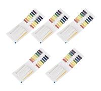 5pcs (400 Pieces) Ph Test Paper, 1-14 Test Indicator, Litmus Paper, Ph Water Test, For Saliva, Food, Cosmetics, Soil Ph Measurement