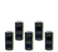 5PCS 400V 330uf Capacitor High Frequency Low ESR 25x40mm 30x35mm 400V330uf Aluminum Electrolytic Capacitor Power Amplifier(30x35mm)